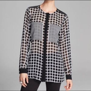 Michael Kors Checkered Blouse